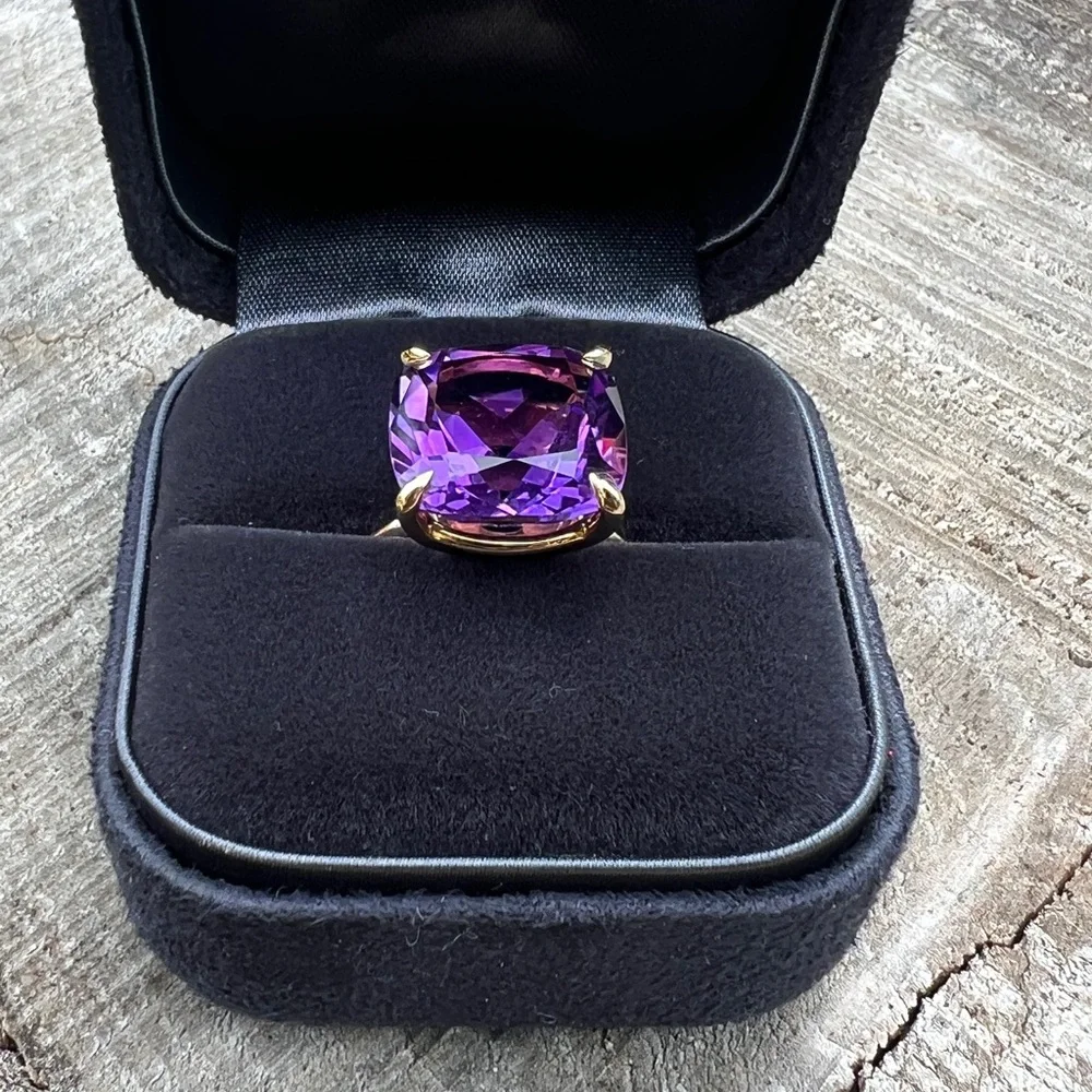 Tiffany & Co. amethyst sparkler ring